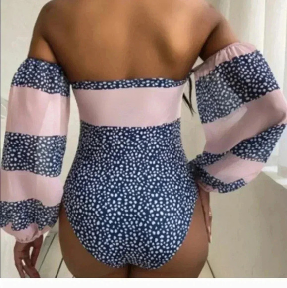 NWT Three Piece Pink Swim Suit Set - Picture 8 of 8